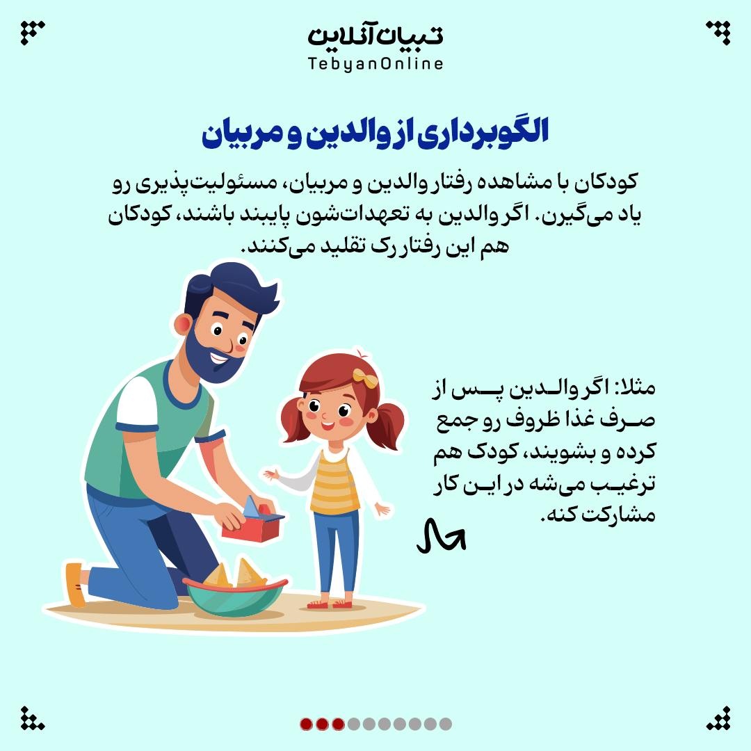 مسئولیتپذیری رو از سن پایین به بچهها یاد بدیم!