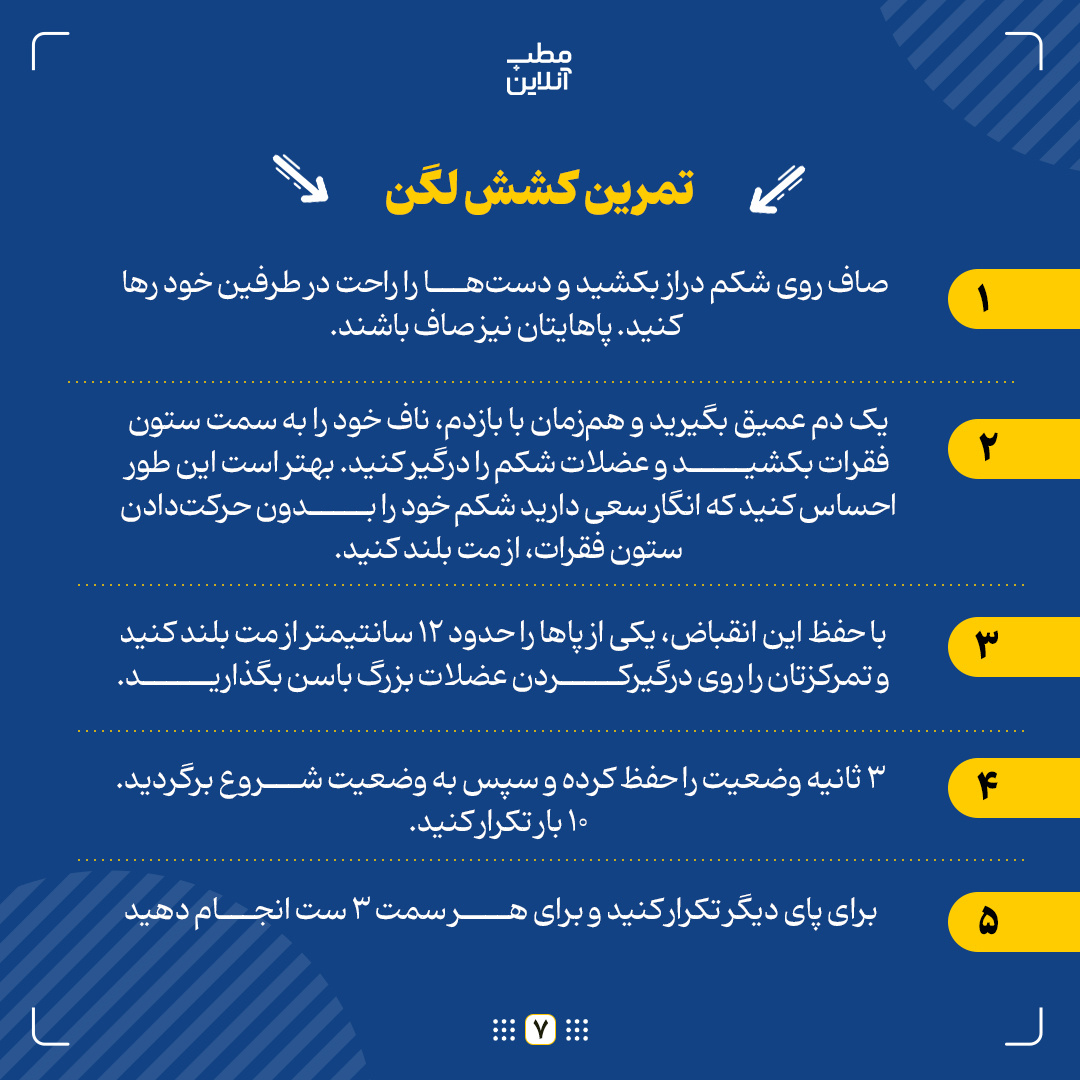 بهترین تمرینها برای مبتلایان به گودی کمر