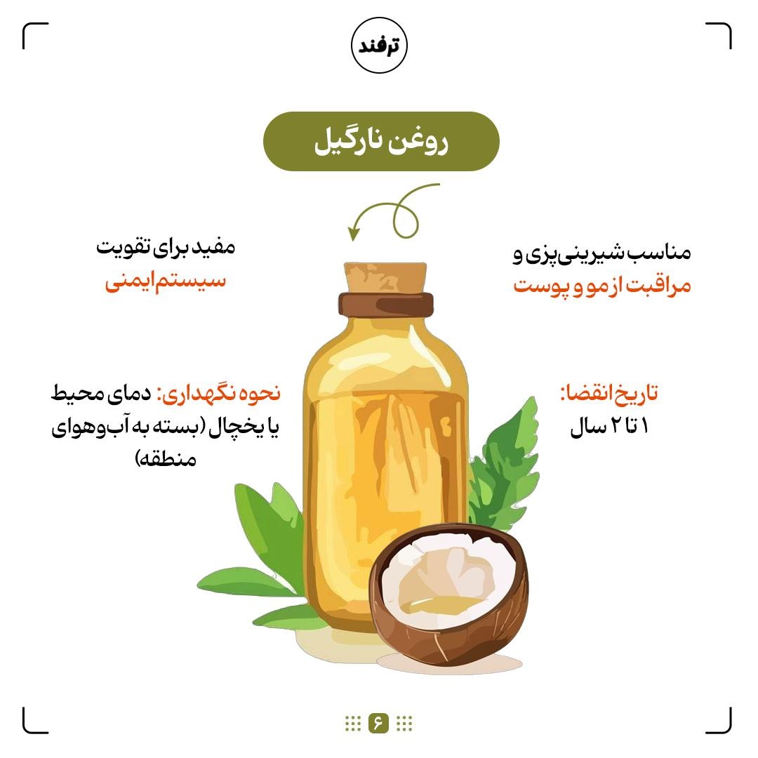 روغنها و فوتوفن نگهداری آنها