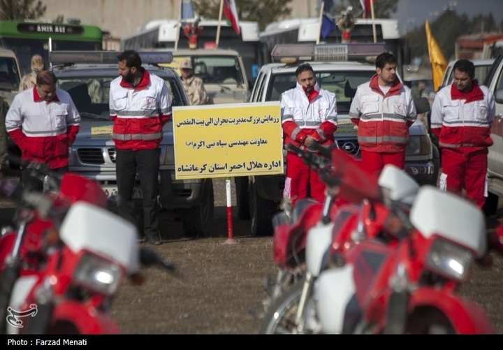 رزمایش سراسری مدیریت بحران در کرمانشاه