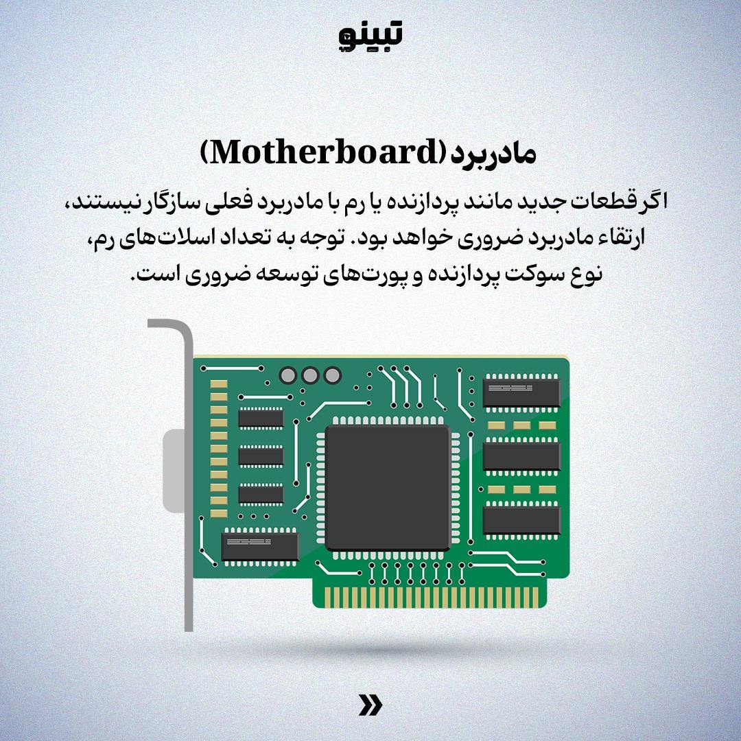 برای داشتن یک کامپیوتر بهتر چه قطعاتی را ارتقا بدهیم؟