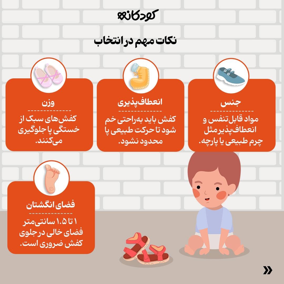 راهنمای کامل خرید کفش کودک