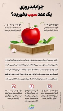 چرا باید روزی یک عدد سیب بخورید؟