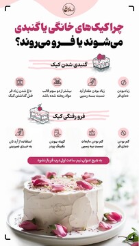 چرا کیک‌های خانگی یا گنبدی می‌شوند یا فرو می‌روند؟