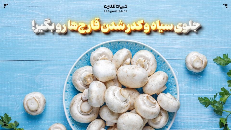 جلوی سیاه و کدر شدن قارچ‌ها رو بگیر!