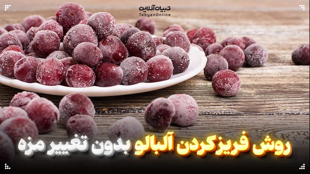 روش فریز کردن آلبالو بدون تغییر مزه روش فریز کردن آلبالو بدون تغییر مزه