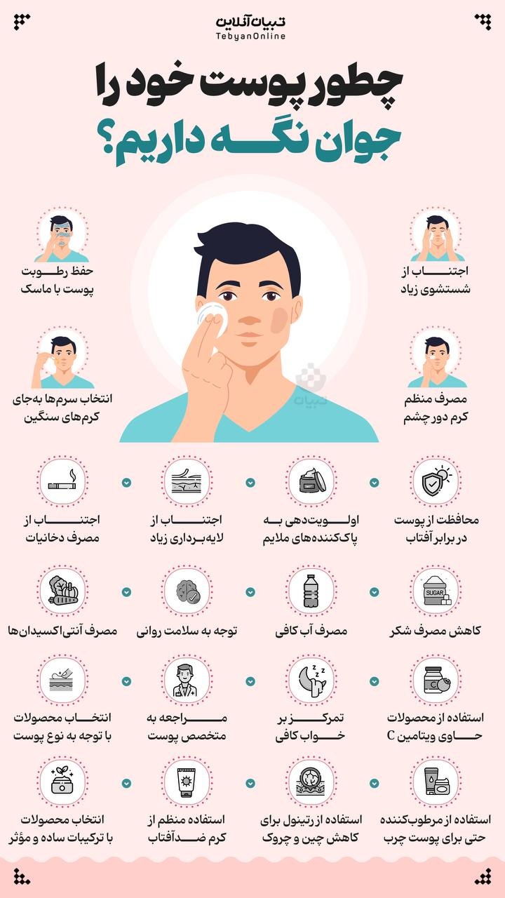 چطور پوست خود را جوان نگه داریم؟
