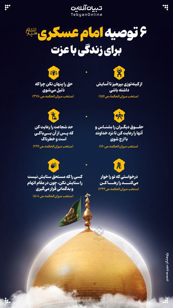 ۶ توصیه امام حسن عسکری‌ علیه‌السلام برای زندگی با عزت