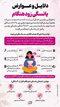دلایل و عوارض یائسگی زودهنگام