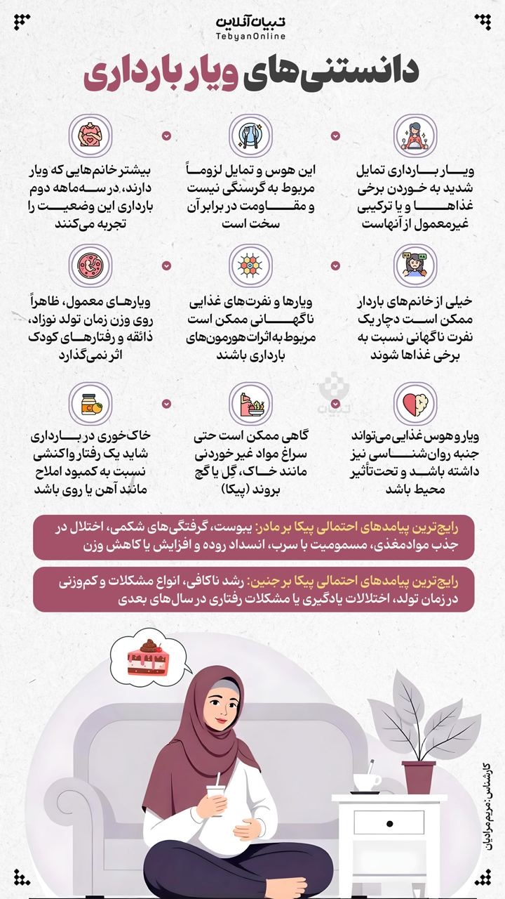 دانستنی‌های ویار بارداری