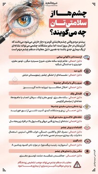 چشم‌ها از سلامتی‌تان چه می‌گویند؟