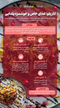 انار پلو؛ غذای خاص و خوشمزه یلدایی