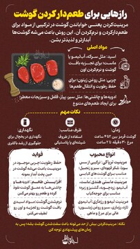 رازهایی برای طعم‌دار کردن گوشت