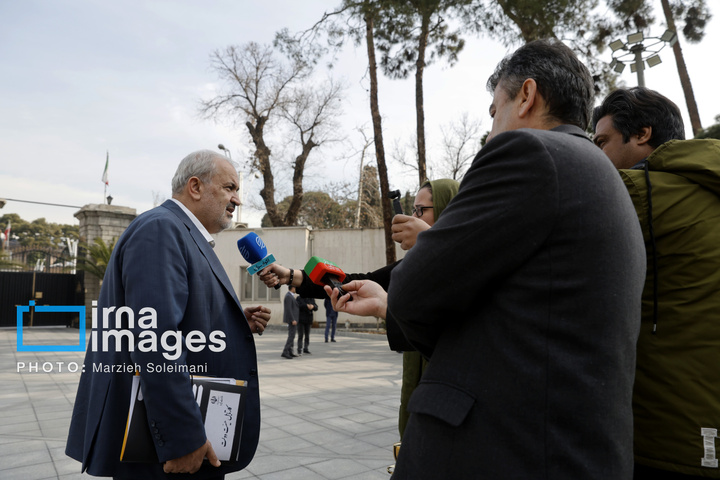 اعضای هیئت دولت در جمع خبرنگاران - ۲۶ دی ۱۴۰۳