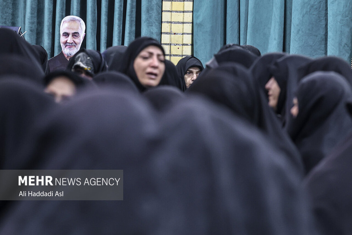 مراسم تشییع پیکر جانباز سرافراز سردار شهید علی حسین محمدزاده