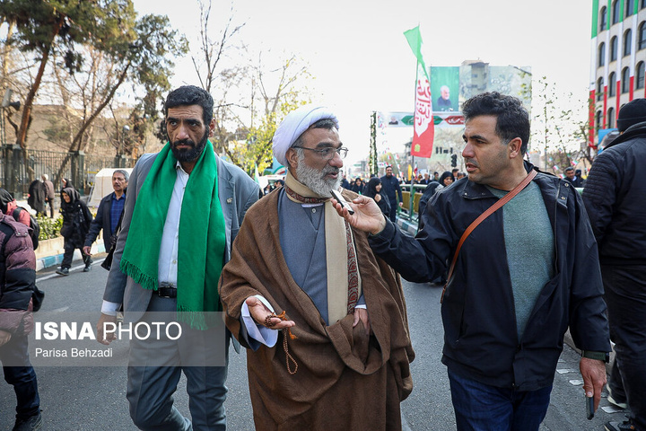 حضور مسئولین در چهل و ششمین راهپیمایی ۲۲ بهمن در تهران