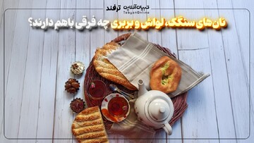 نان‌های سنگک، لواش و بربری چه فرقی باهم دارند؟