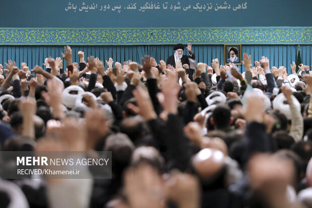 دیدار مردم آذربایجان شرقی با رهبر معظم انقلاب
