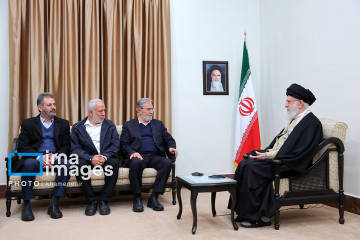 دیدار دبیرکل جهاد اسلامی فلسطین با رهبر انقلاب