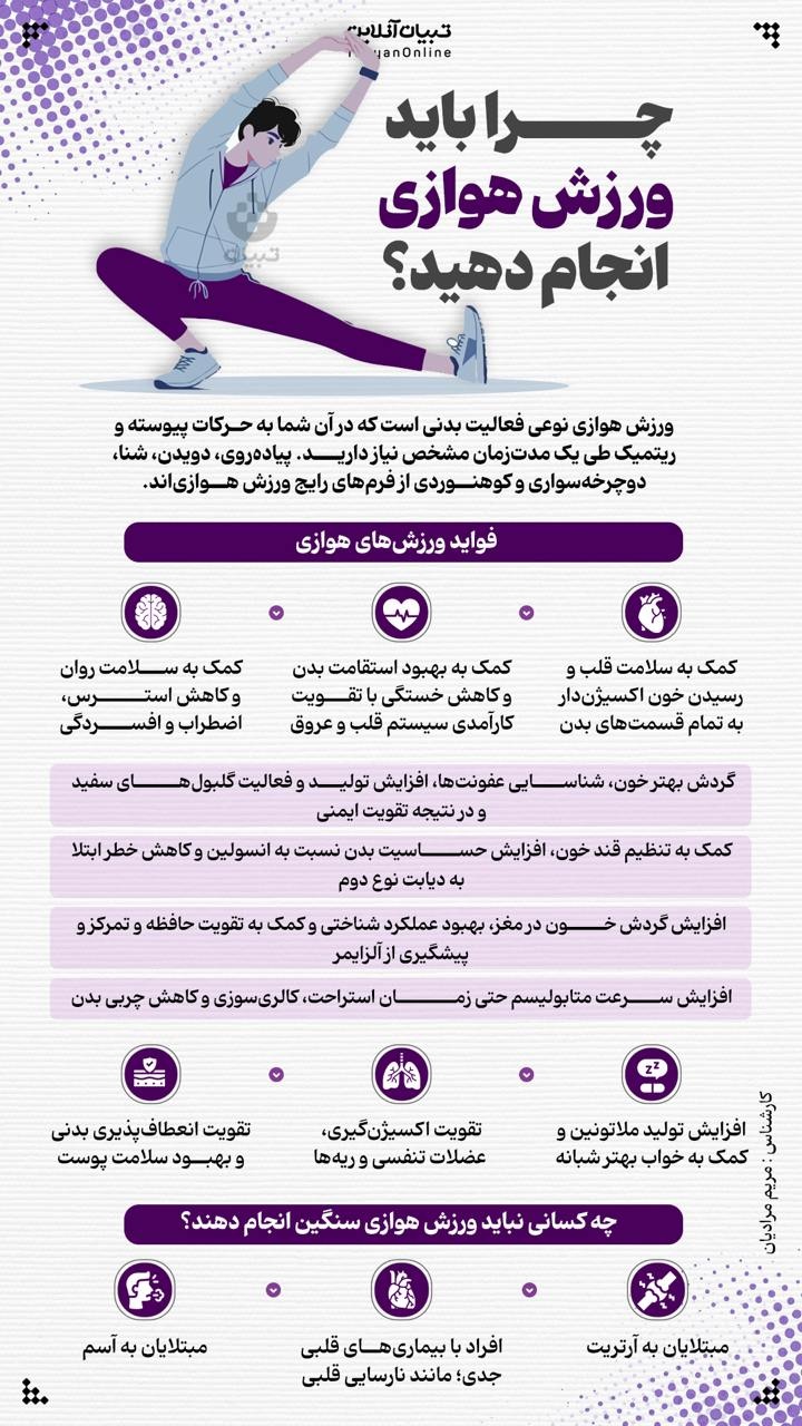 چرا باید ورزش هوازی انجام دهید؟ چرا باید ورزش هوازی انجام دهید؟