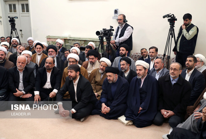 دیدار دست‌اندرکاران برگزاری همایش بین‌المللی تفسیر تسنیم با رهبر انقلاب