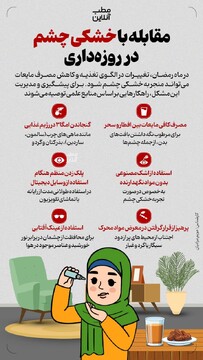 مقابله با خشکی چشم در روزه‌داری 