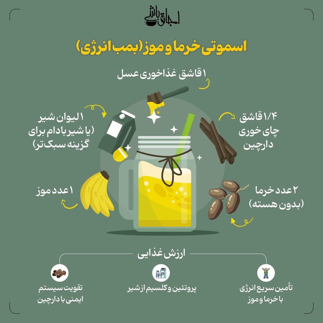 اسموتی‌های مناسب افطار