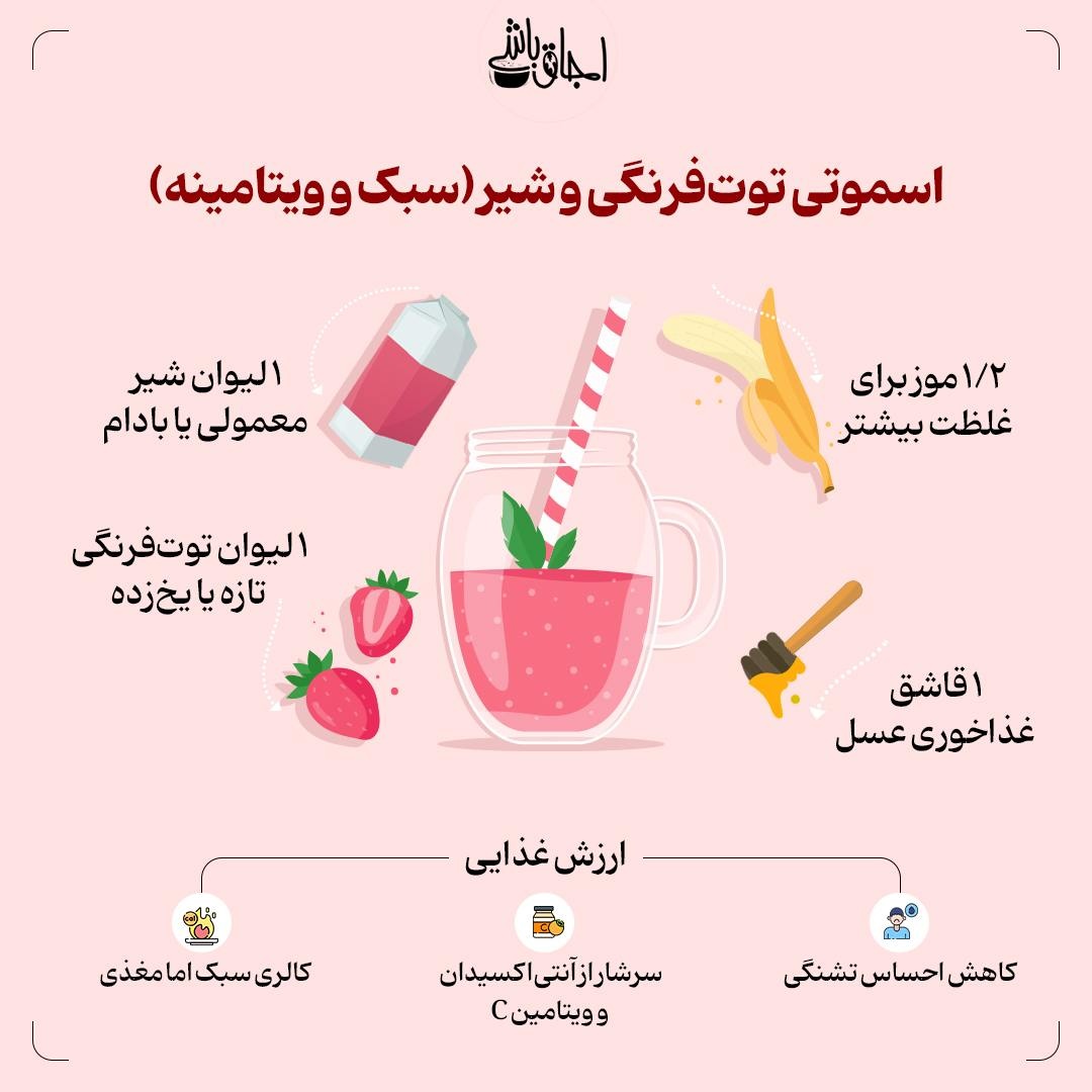 اسموتی‌های مناسب افطار