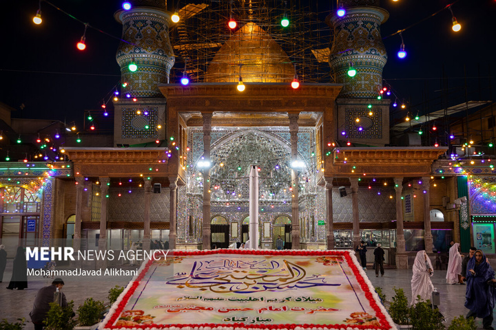 سفره افطار در شب میلاد امام حسن مجتبی علیه‌السلام