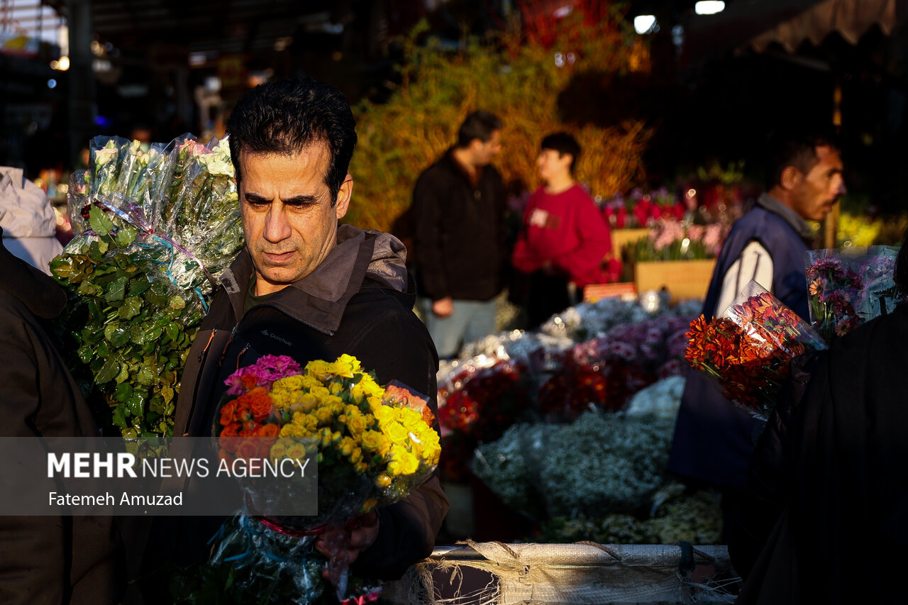 بازار گل محلاتی در آستانه نوروز