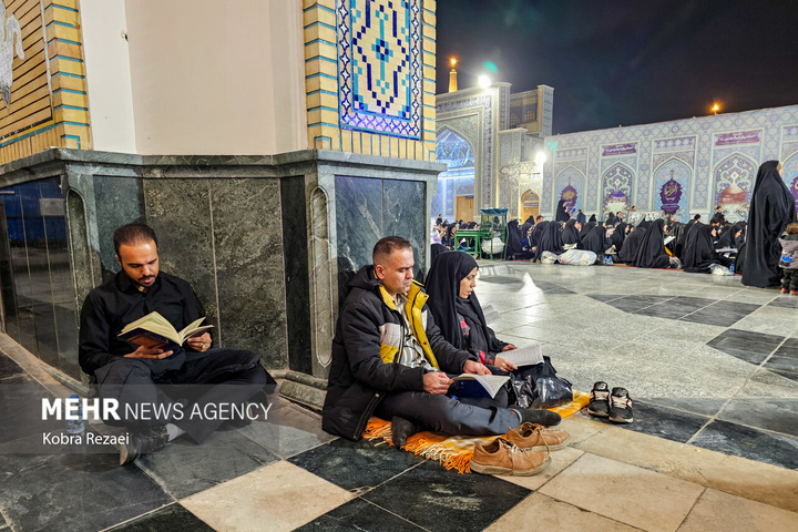 شب قدر در حرم امام رضا علیه‌السلام