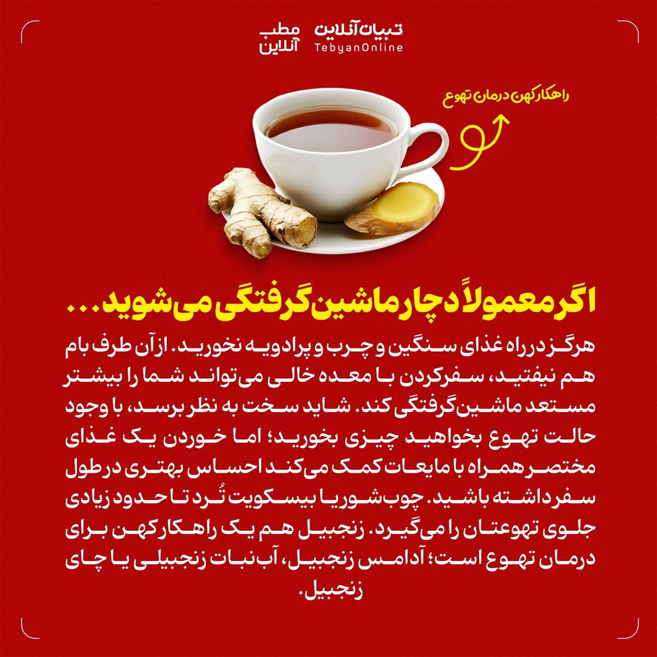 تغذیه در سفرهای جادهای