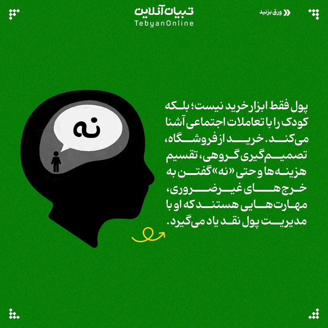 پول تو جیبی، پلی برای رشد اجتماعی بچهها