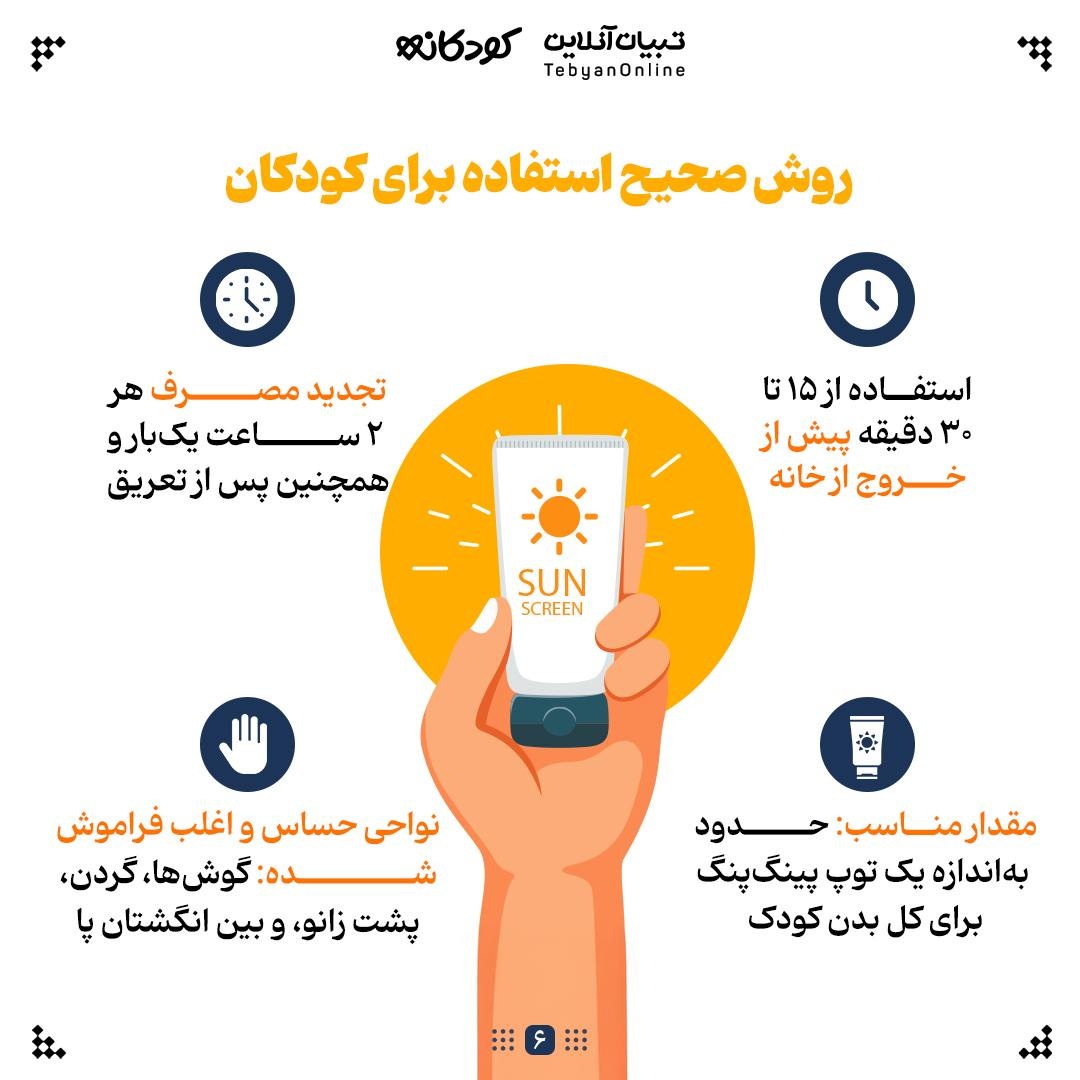 ضدآفتاب کودک؛ ۴ نکته طلایی برای والدین