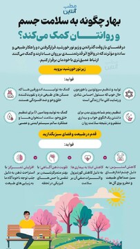 بهار چگونه به سلامت جسم و روانتان کمک میکند؟
