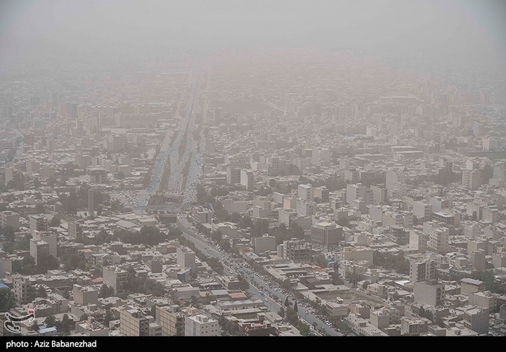 گرد و غبار در لرستان