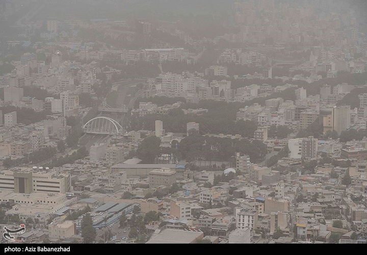 گرد و غبار در لرستان