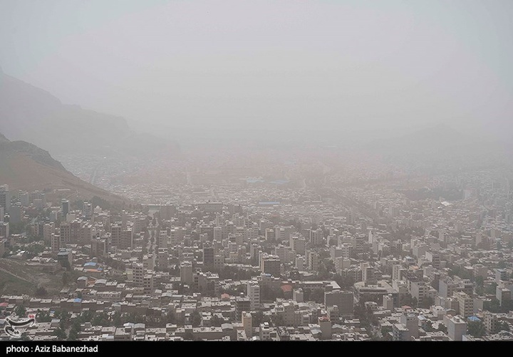 گرد و غبار در لرستان