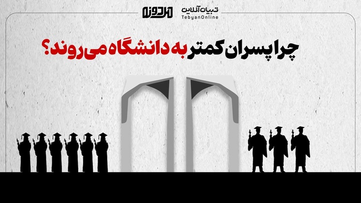 چرا پسران کمتر به دانشگاه می‌روند؟