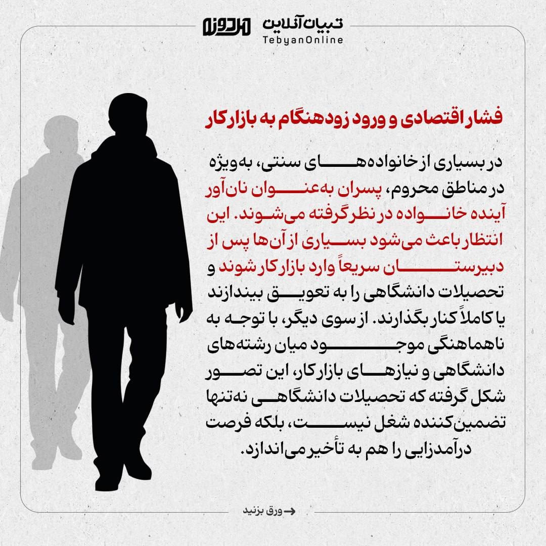 چرا پسران کمتر به دانشگاه میروند؟