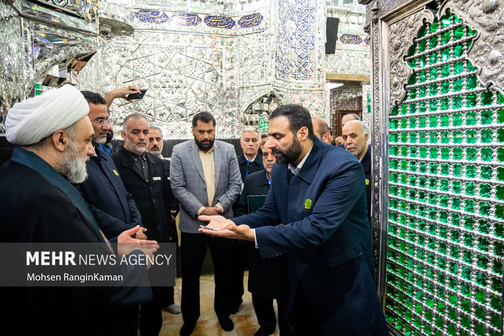 مراسم غبارروبی حرم حضرت عبدالعظیم حسنی (علیه‌السلام)
