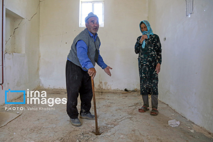 رانش زمین در روستای «گُلی»
