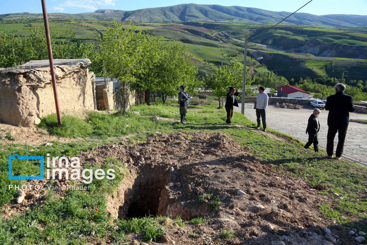 رانش زمین در روستای «گُلی»