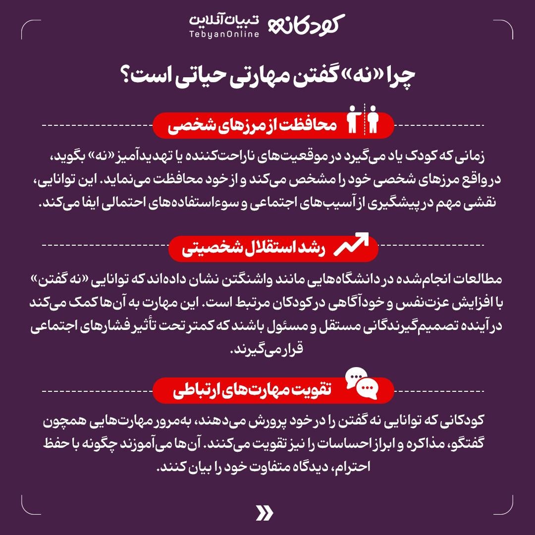 یک «نه» به موقع، یک دنیا امنیت میسازد!