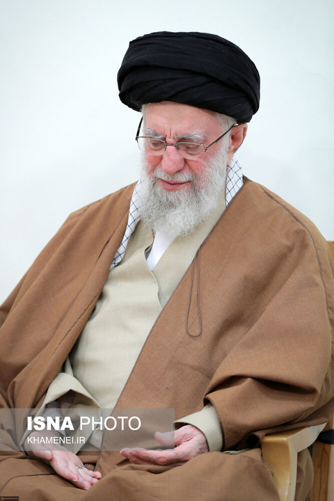 مجلس عزاداری سالروز شهادت حضرت امام جعفر صادق (ع) با حضور رهبر انقلاب