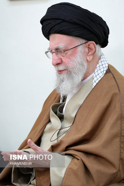 مجلس عزاداری سالروز شهادت حضرت امام جعفر صادق (ع) با حضور رهبر انقلاب