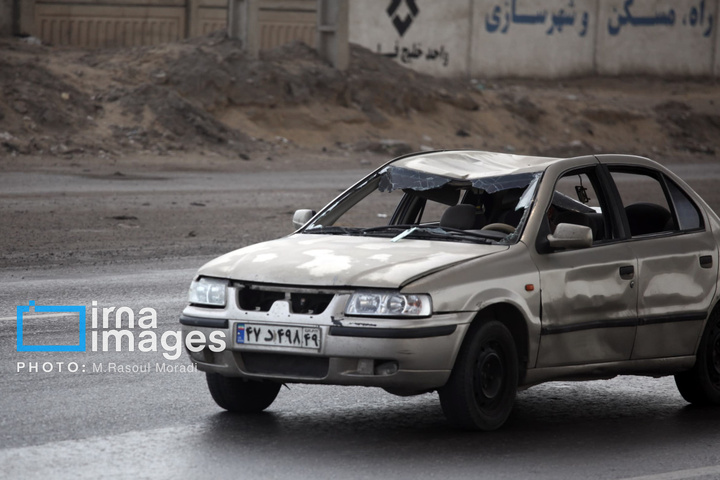 انفجار در اسکله شهید رجایی - بندرعباس