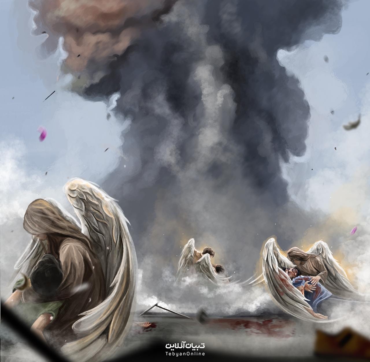 وداع در آتش | طرح اختصاصی تبیان برای حادثه بندرعباس