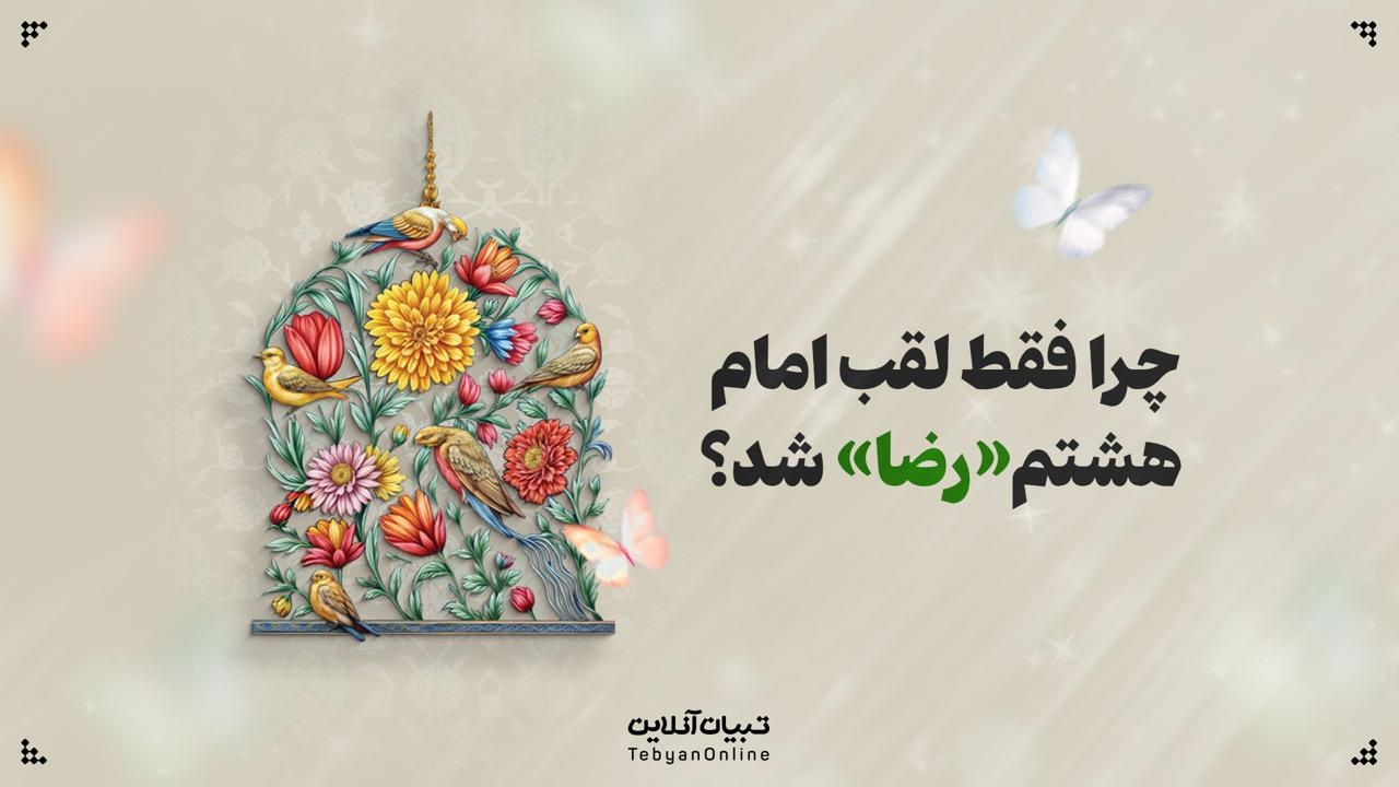 چرا فقط لقب امام هشتم «رضا» شد؟