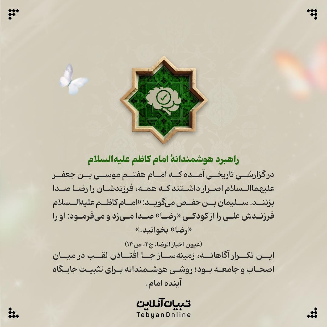 چرا فقط لقب امام هشتم «رضا» شد؟